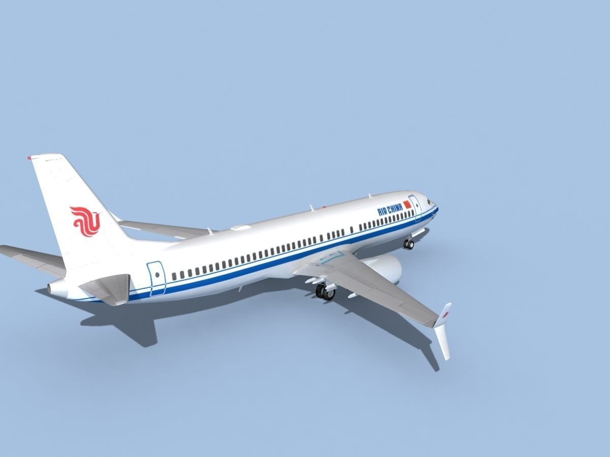 Boeing 737-800 Max Air China 3D model_5