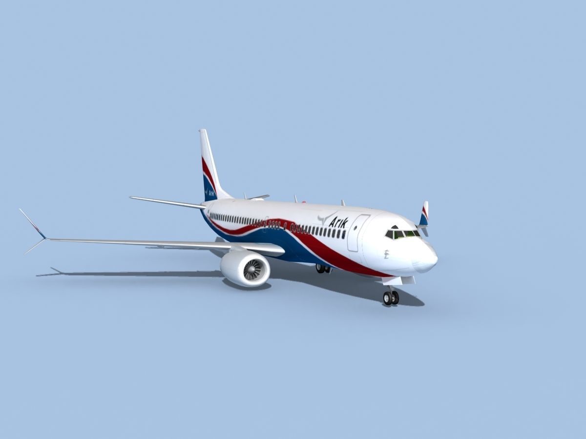 Boeing 737-800 Max Arik 3D model_2