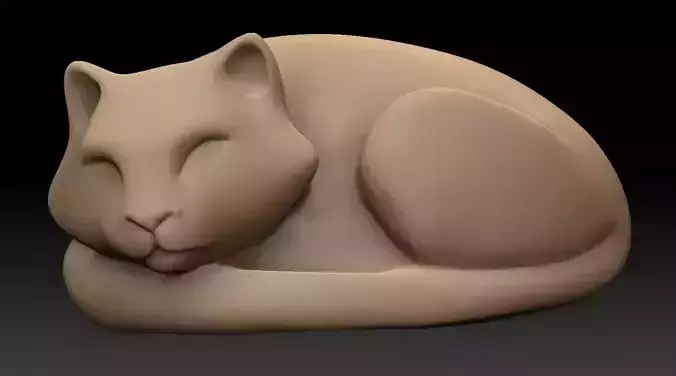 CATS 1 cat sculpture 3D print model