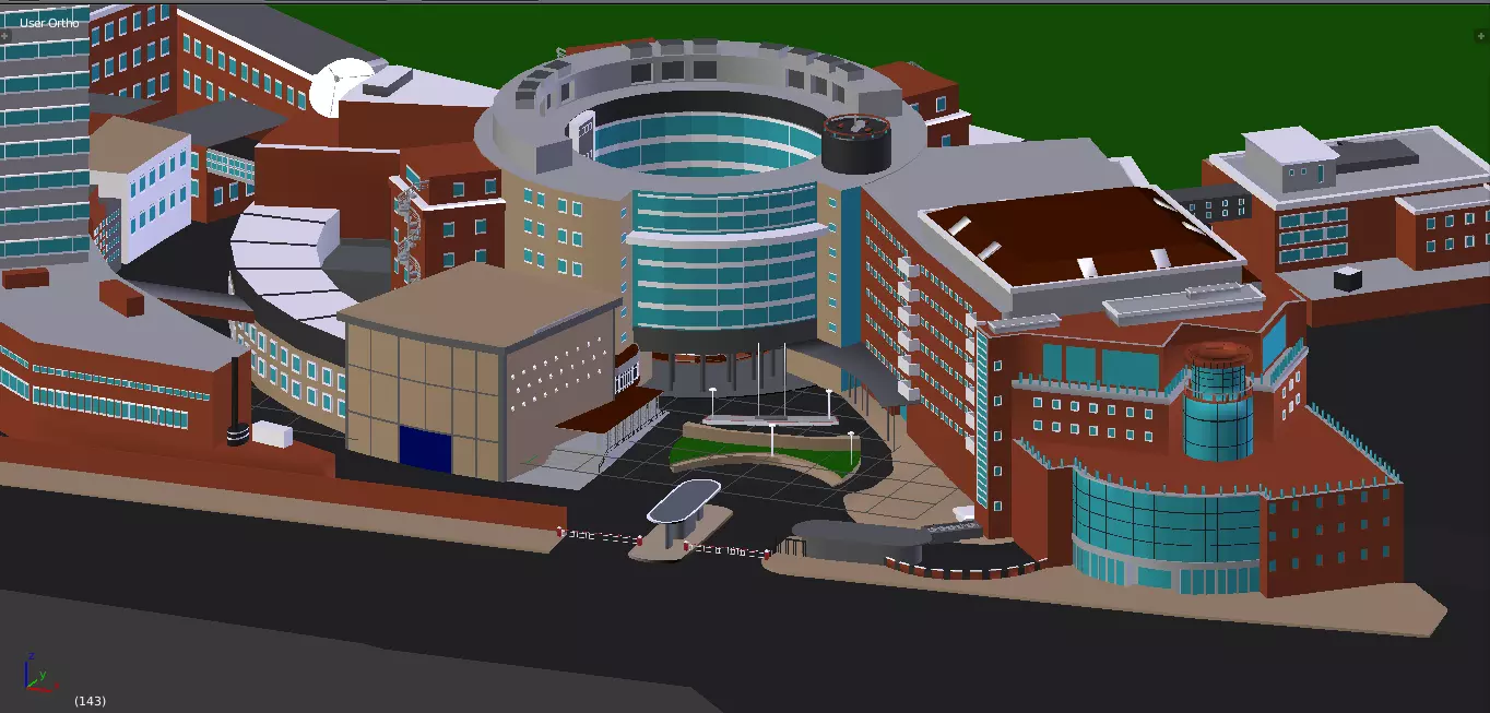 BBC Television 3D model