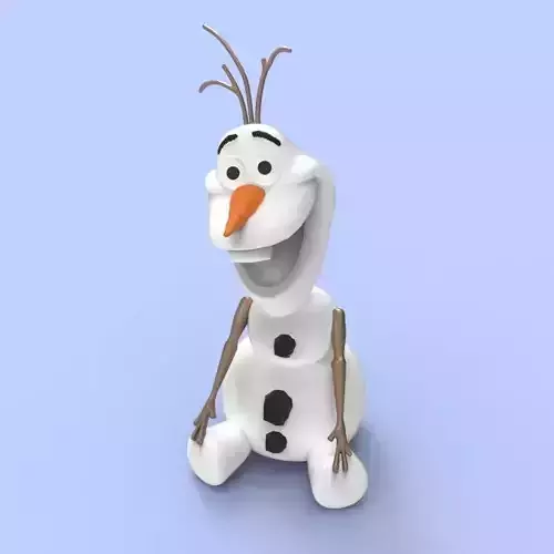  snowman olaf 3D print model