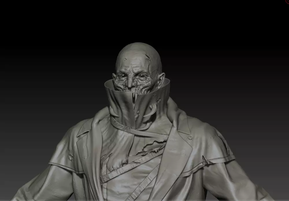 Monster maniac High poly Zbrush project 3D model_0