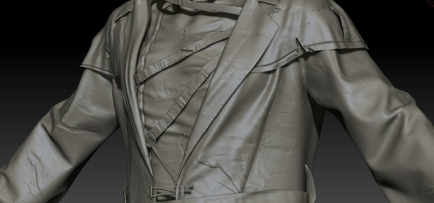 Monster maniac High poly Zbrush project 3D model_7