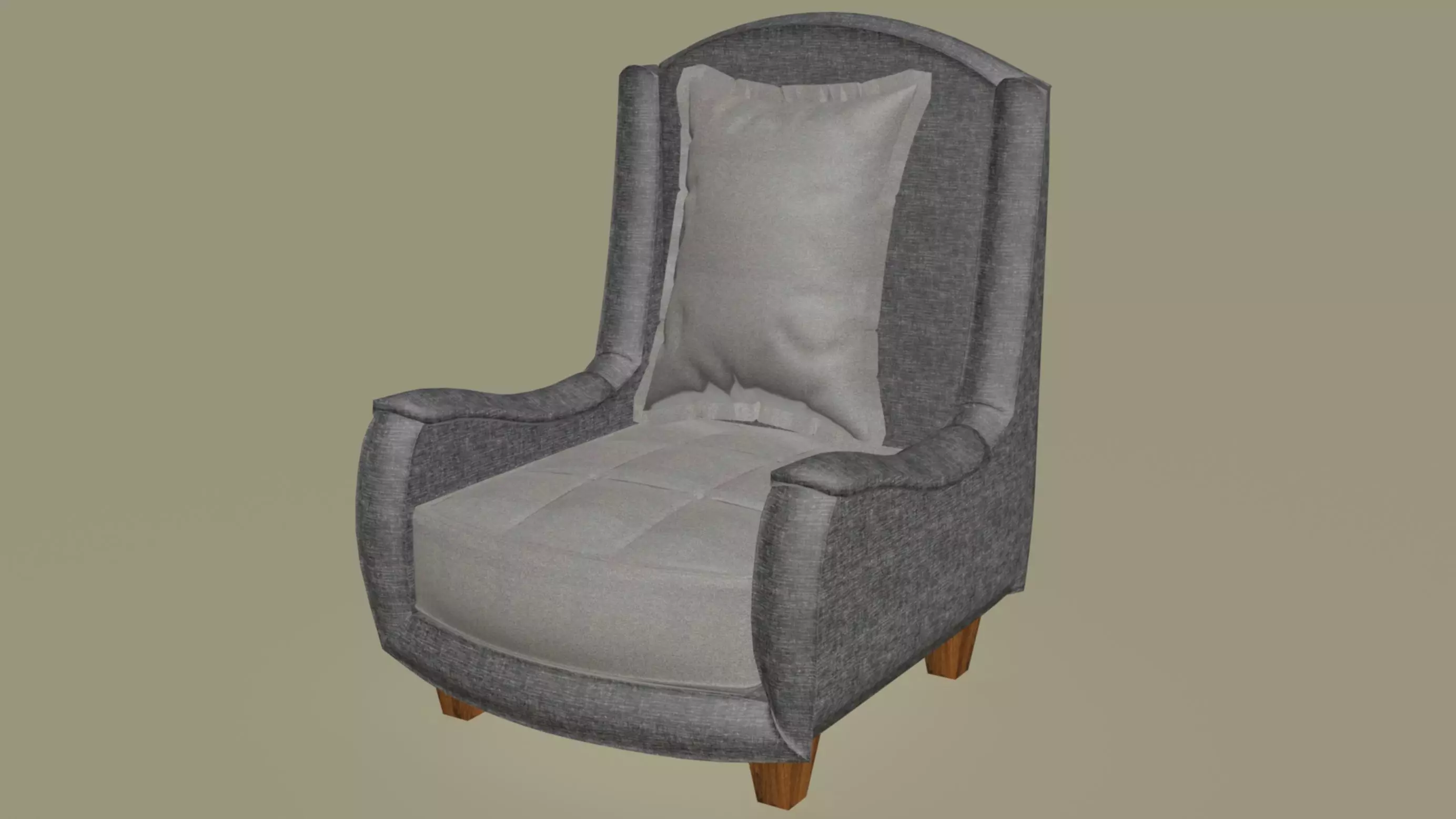 S-armes Lounge Chair 3D model