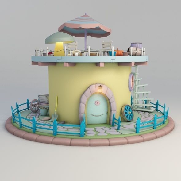 fictional home 3D model_2