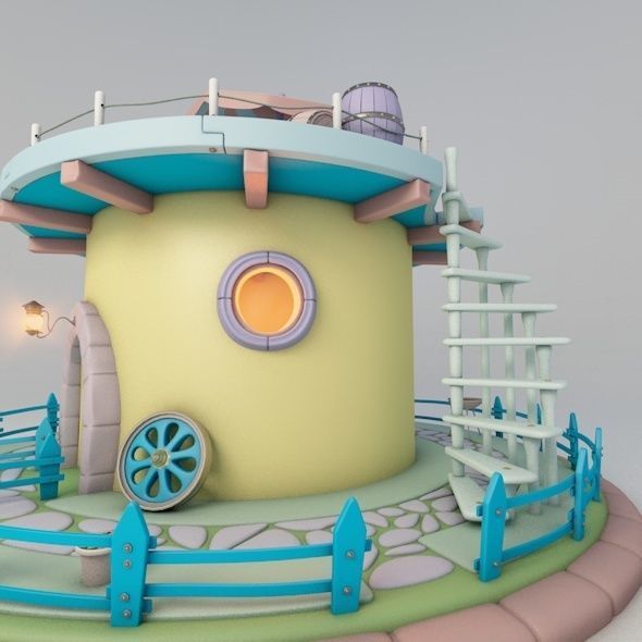 fictional home 3D model_4