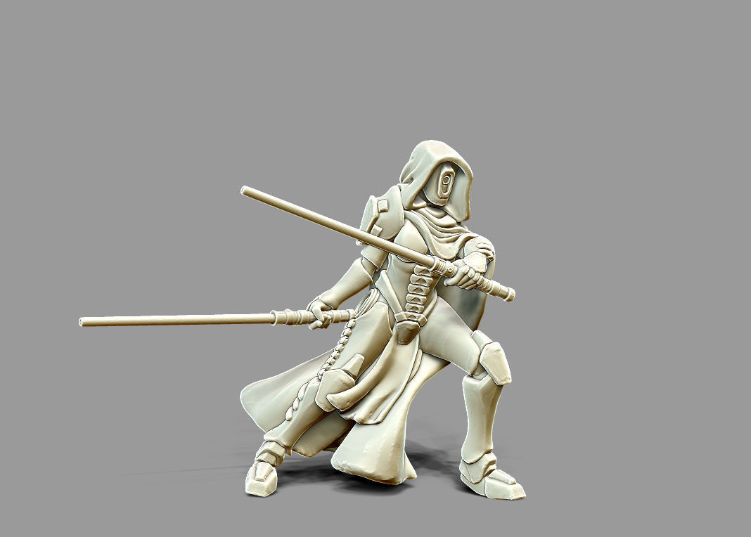 Dark side Bundle - 4 miniatures 35 mm scale 3D print model_22
