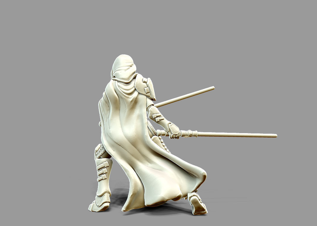 Dark side Bundle - 4 miniatures 35 mm scale 3D print model_17