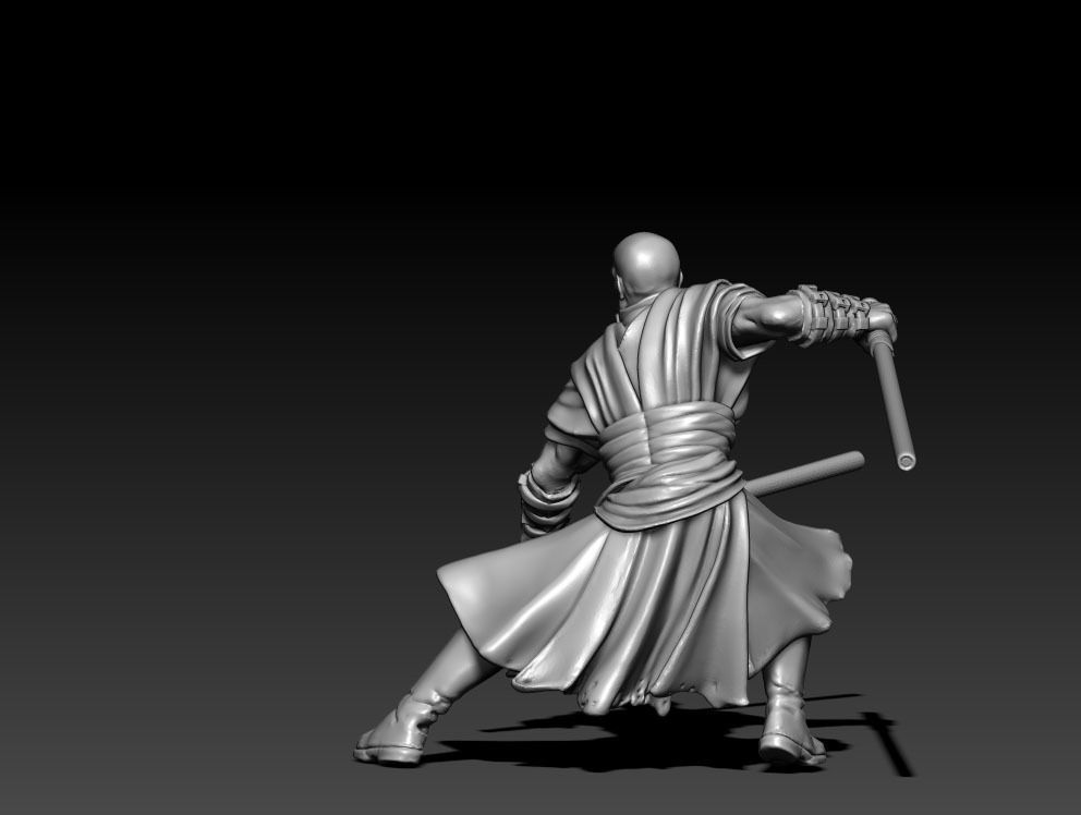 Dark side Bundle - 4 miniatures 35 mm scale 3D print model_8