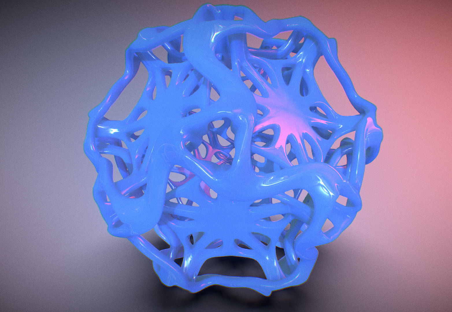Drilled Perforated Dodecahedron Flower 3D print model_9