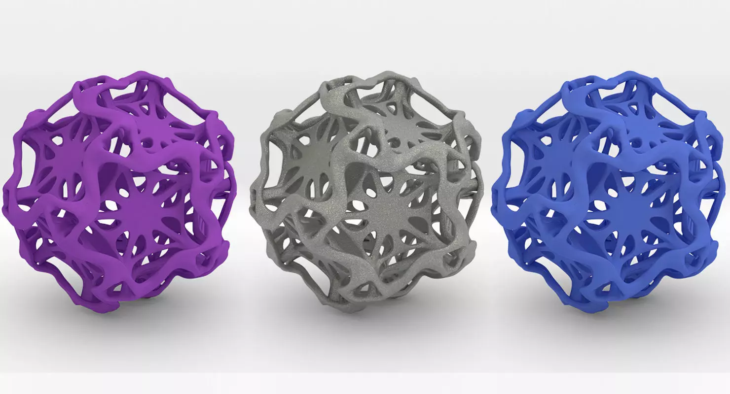 Drilled Perforated Dodecahedron Flower 3D print model_0