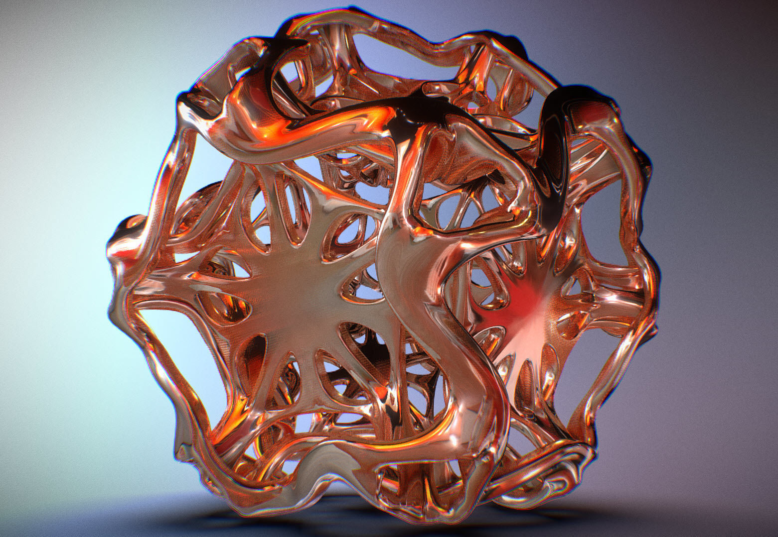Drilled Perforated Dodecahedron Flower 3D print model_14