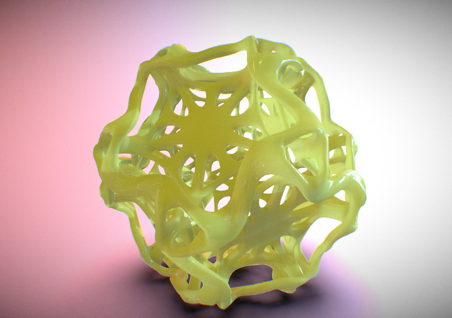 Drilled Perforated Dodecahedron Flower 3D print model_10
