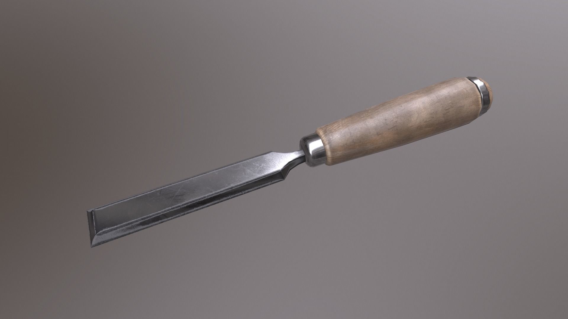 Chisel Low-poly 3D model