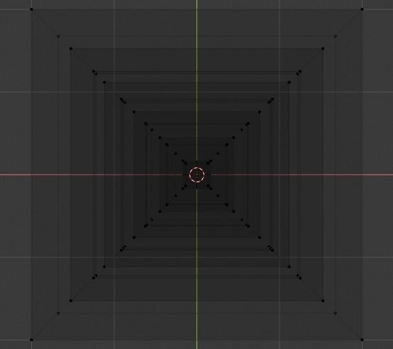 Pyramidal Structure Low-poly 3D model_6