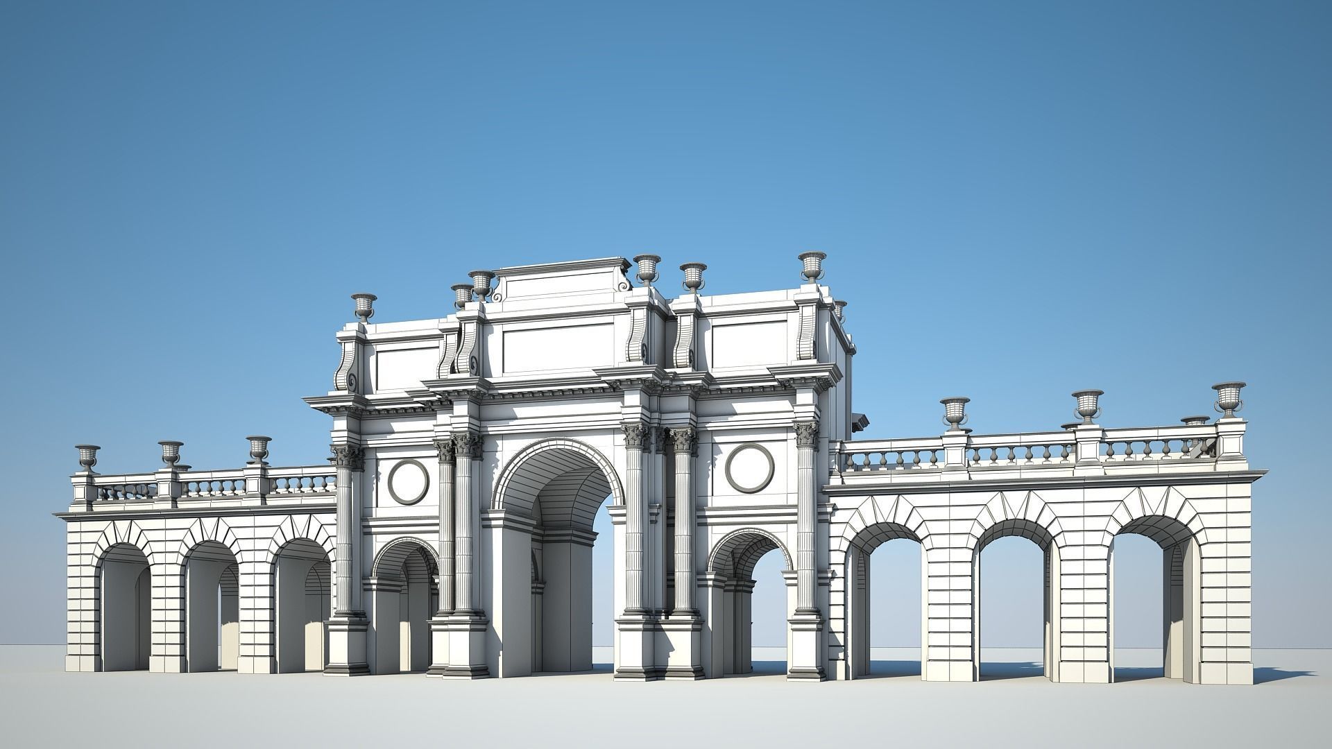 Triumphal Arch 3D model_11