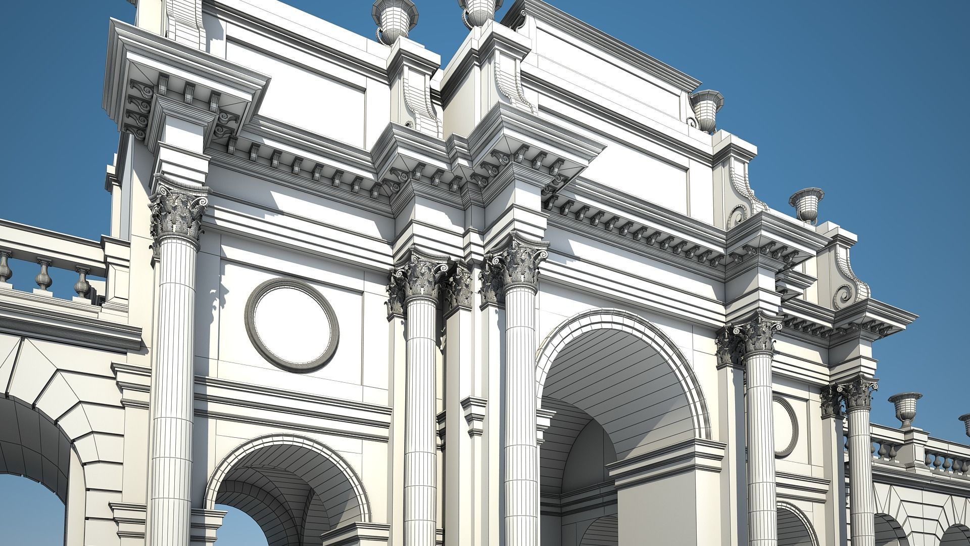 Triumphal Arch 3D model_13