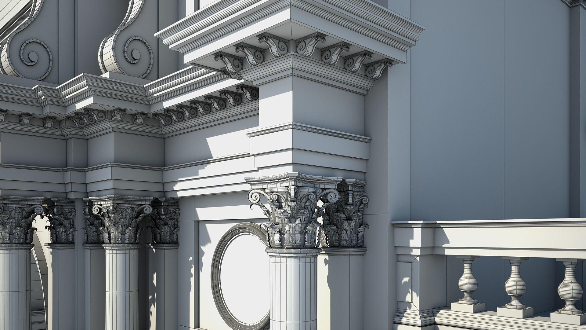 Triumphal Arch 3D model_16