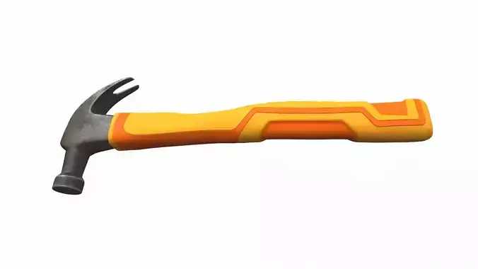 Carpentry claw hammer colect 3D model