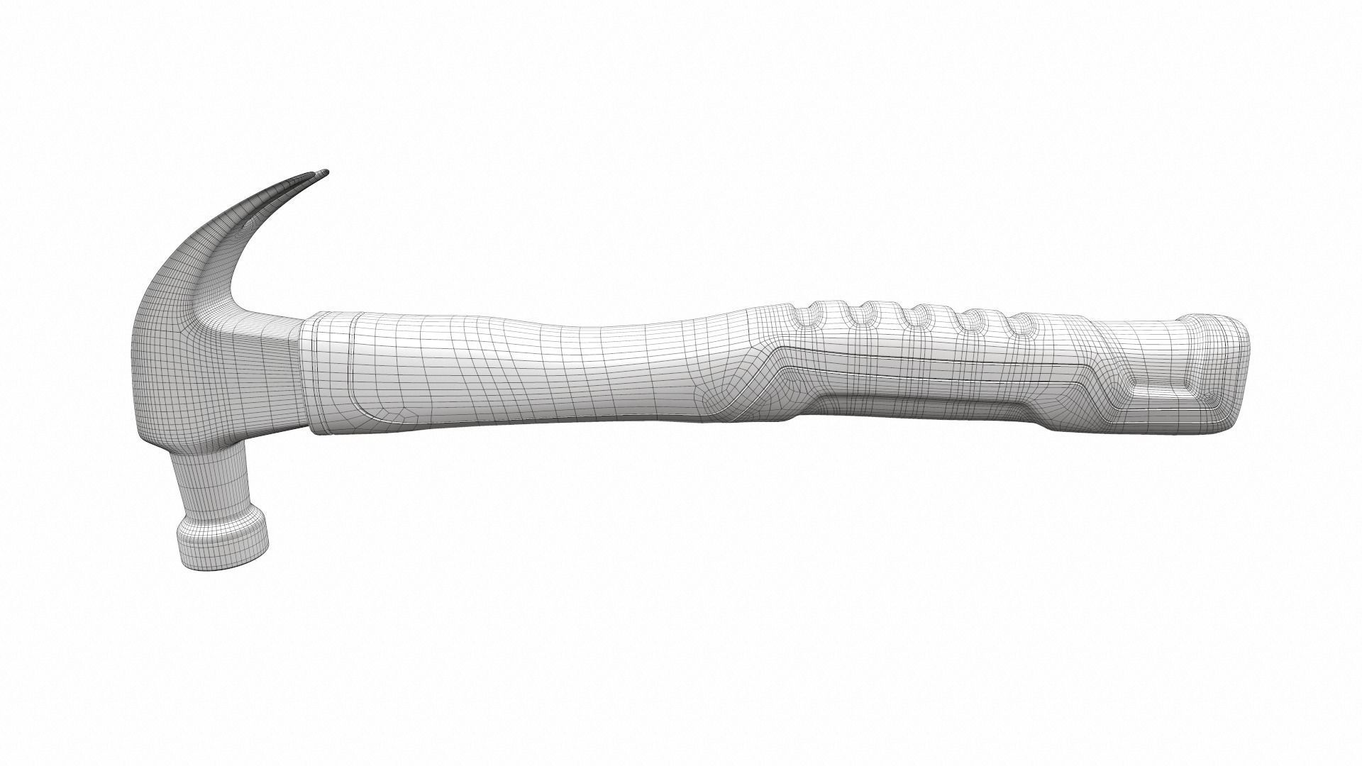 Carpentry claw hammer colect 3D model_11