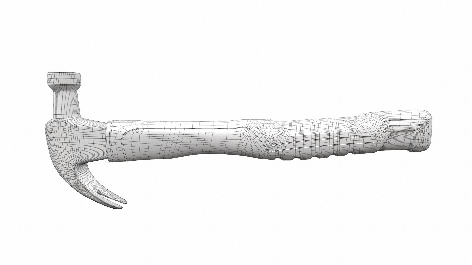 Carpentry claw hammer colect 3D model_9