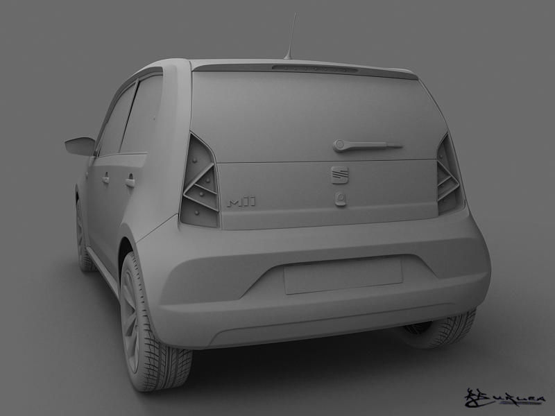 Seat Mii 5doors 2013 3D model_8