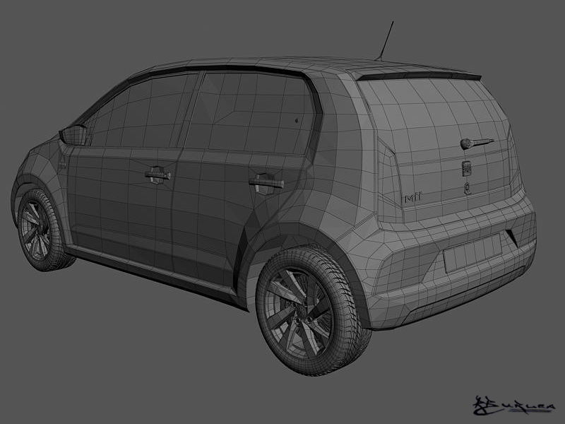 Seat Mii 5doors 2013 3D model_11
