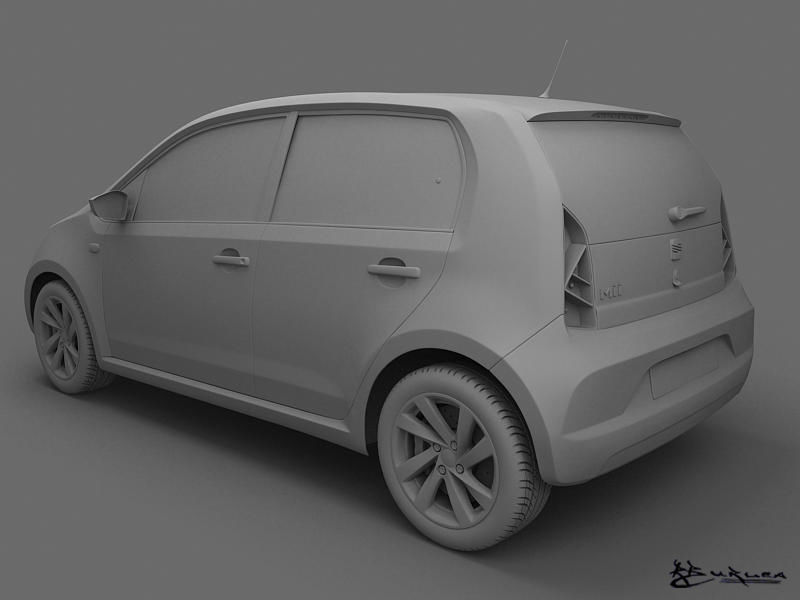 Seat Mii 5doors 2013 3D model_7