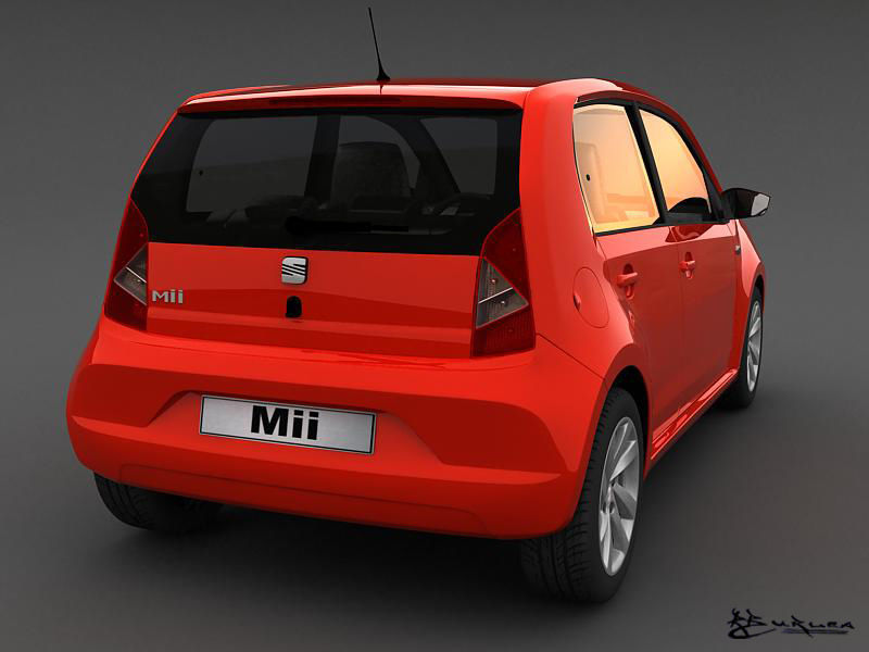 Seat Mii 5doors 2013 3D model_3