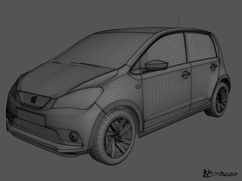 Seat Mii 5doors 2013 3D model_10