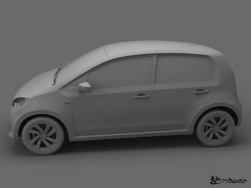 Seat Mii 5doors 2013 3D model_6