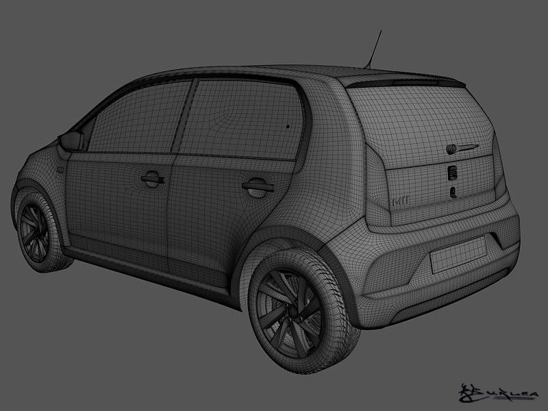 Seat Mii 5doors 2013 3D model_12