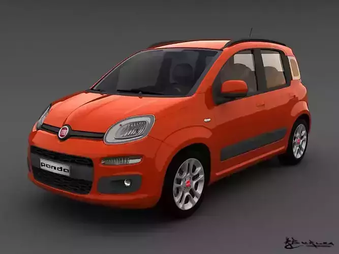 Fiat Panda 2013 3D model
