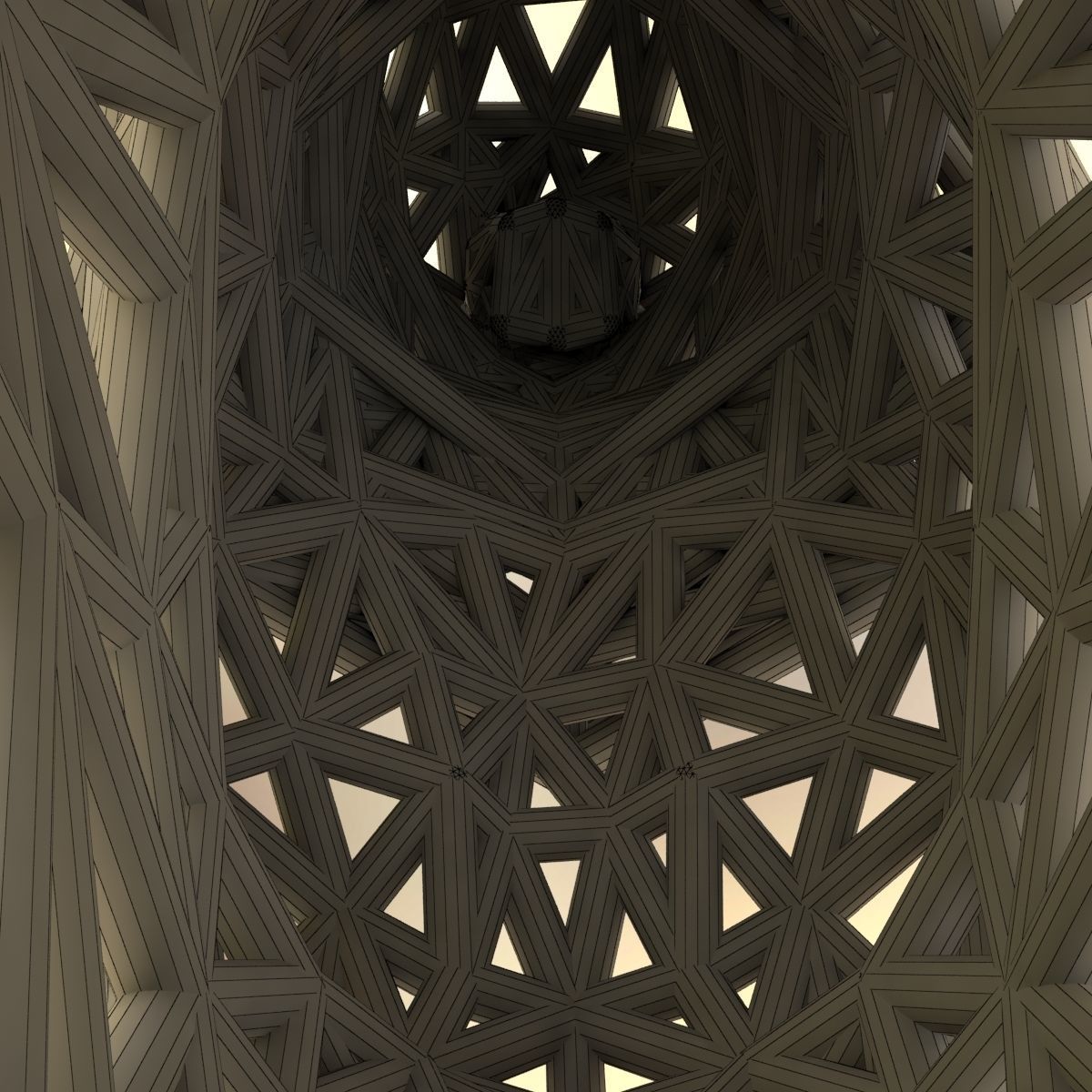 White Wolf Standing 3D print model_18