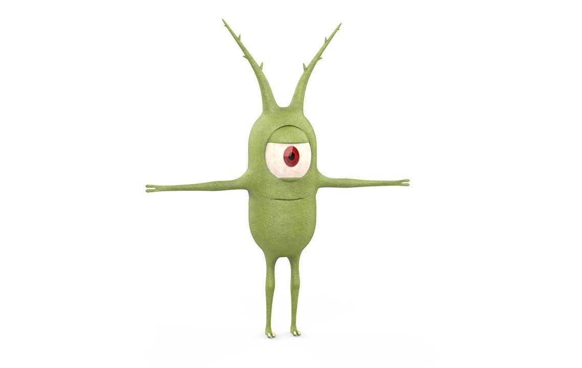 Plankton alien 3D model_8