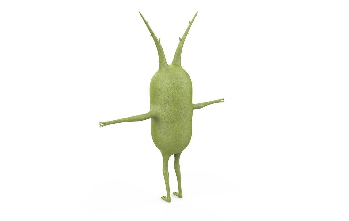 Plankton alien 3D model_2