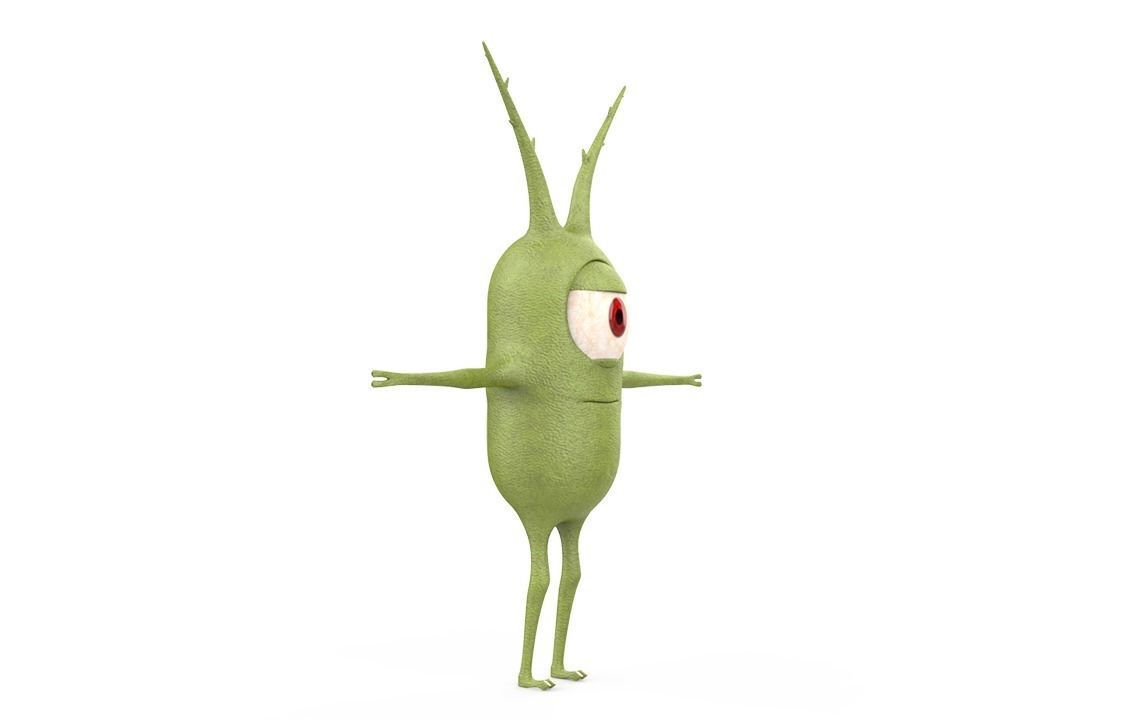 Plankton alien 3D model_6