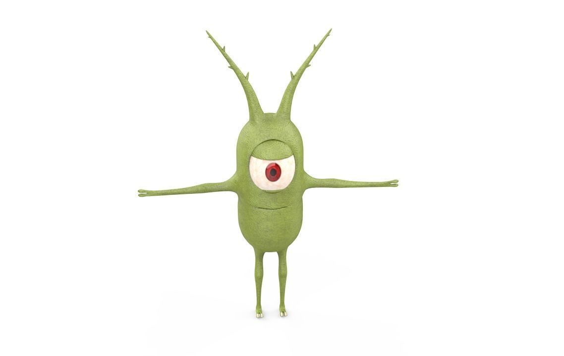 Plankton alien 3D model_4