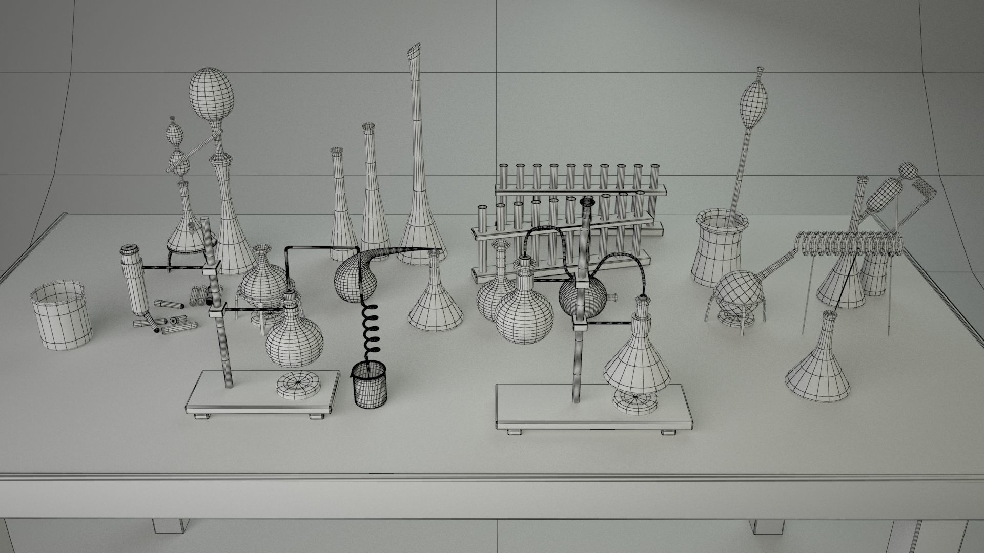 Equipment Chemistry Laboratory 3D model_2