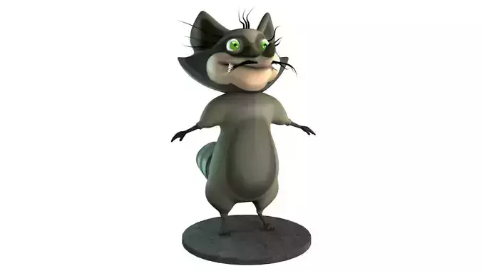 Racoon animal 3d 3D model