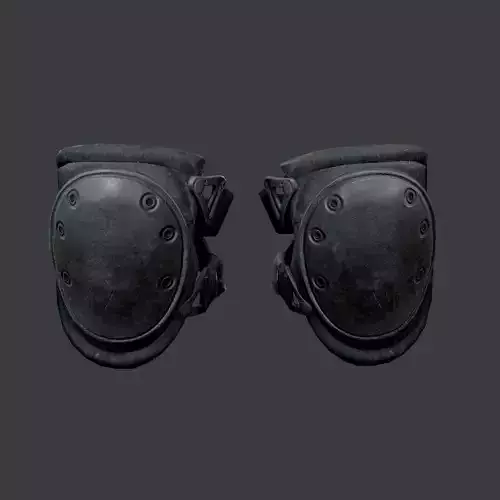 Military Knee Pad Equipment Gear Game Ready 02