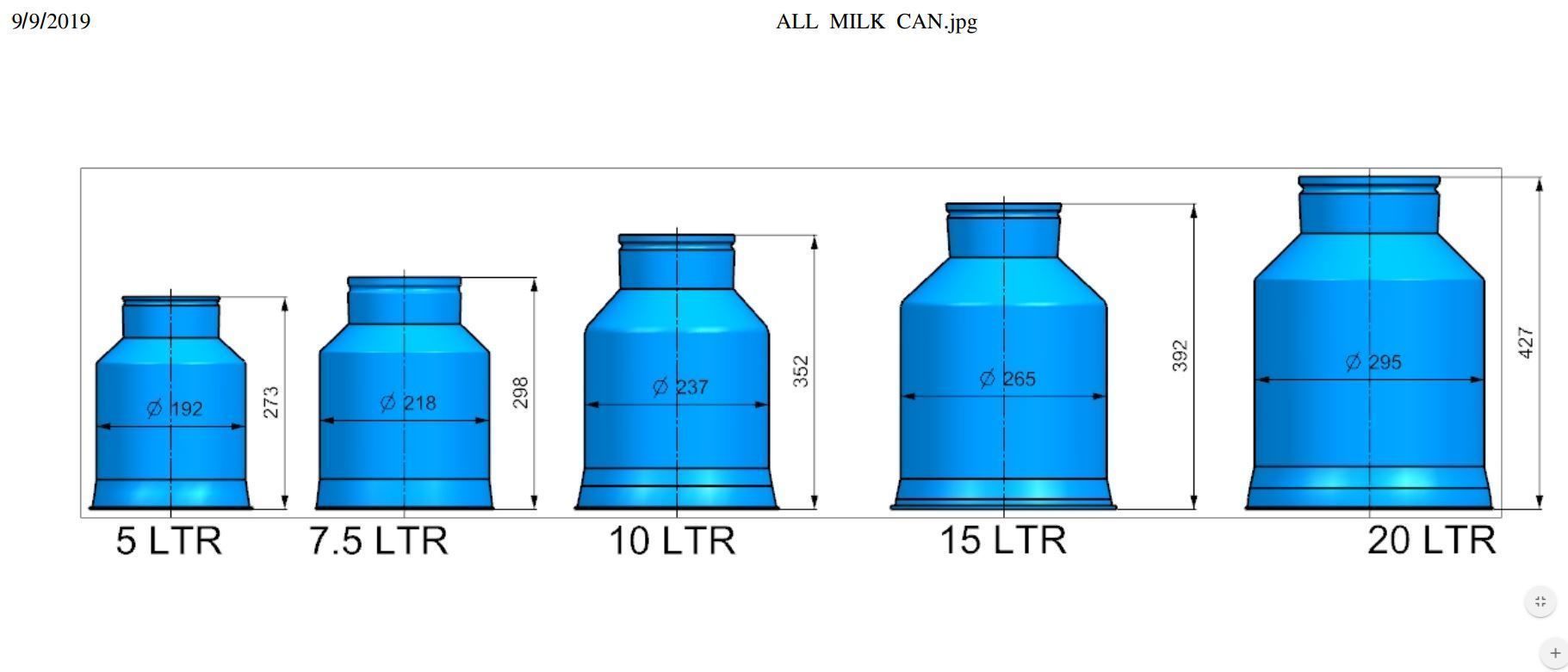Milk can 3D model_5