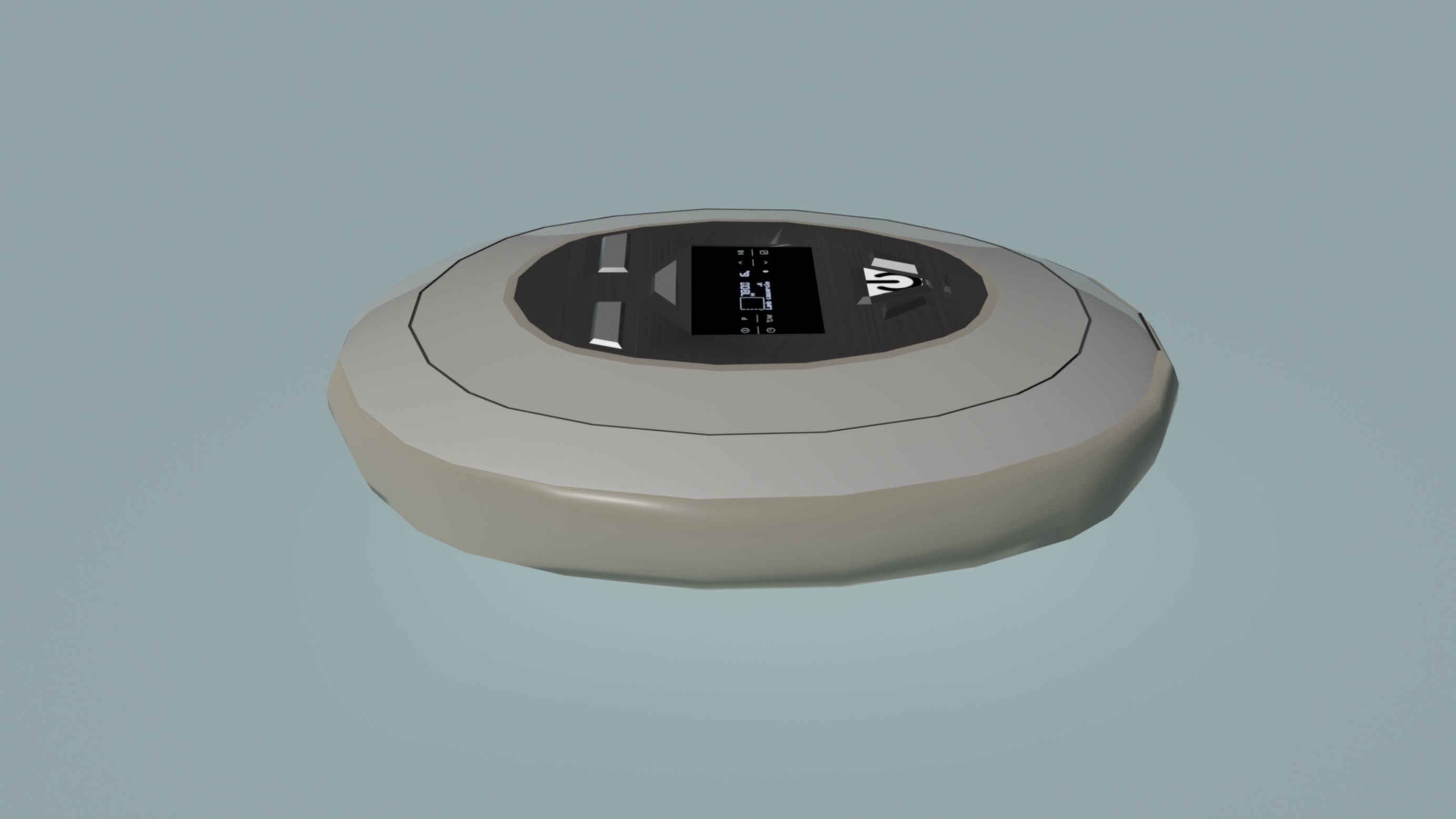 Discman eggy shell Low-poly 3D model_3