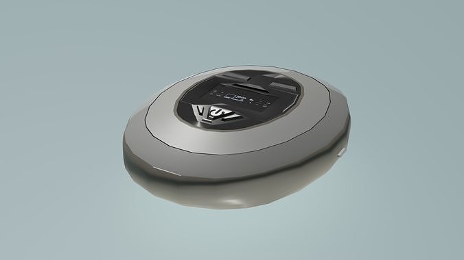 Discman eggy shell Low-poly 3D model