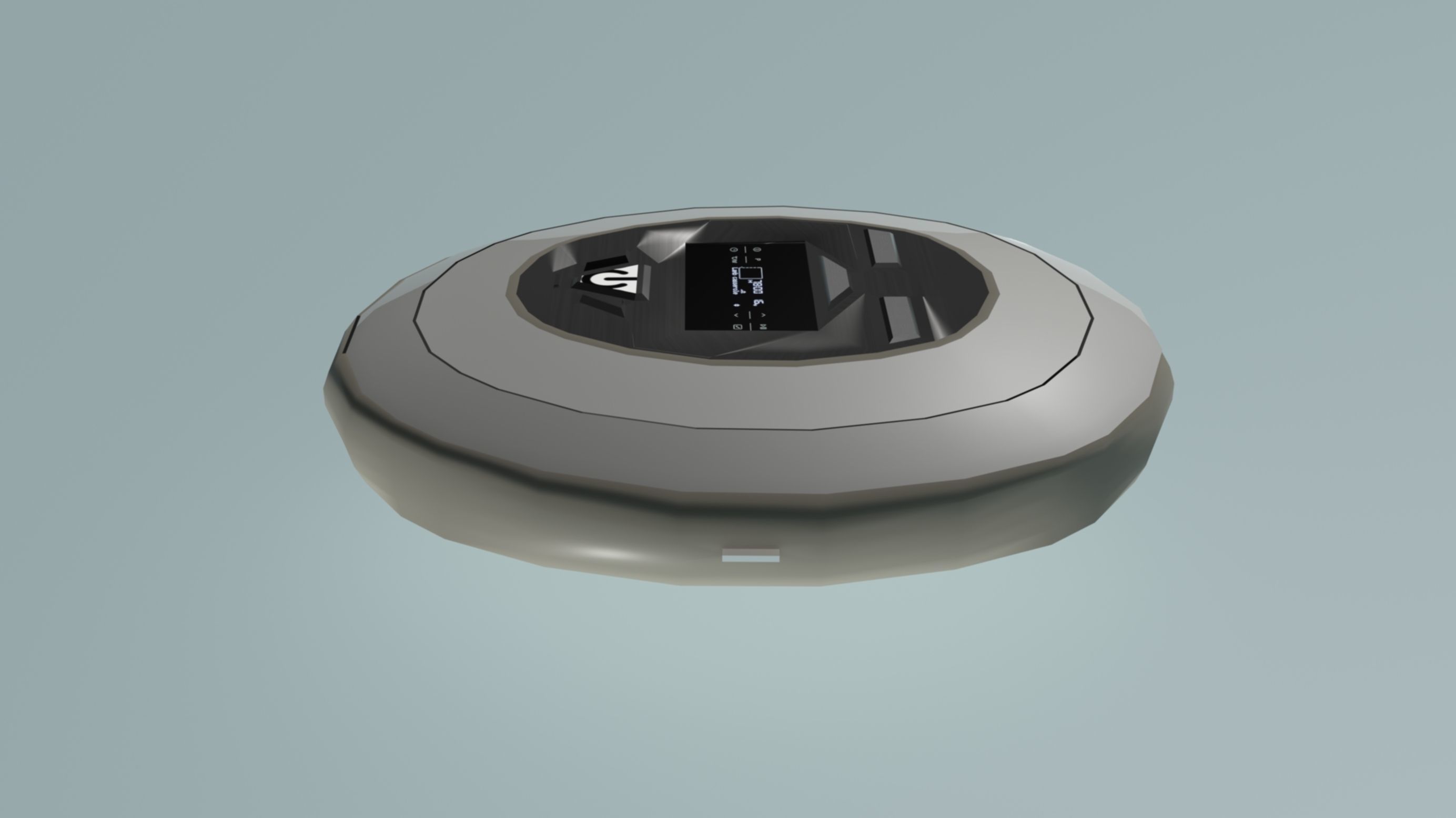 Discman eggy shell Low-poly 3D model_4