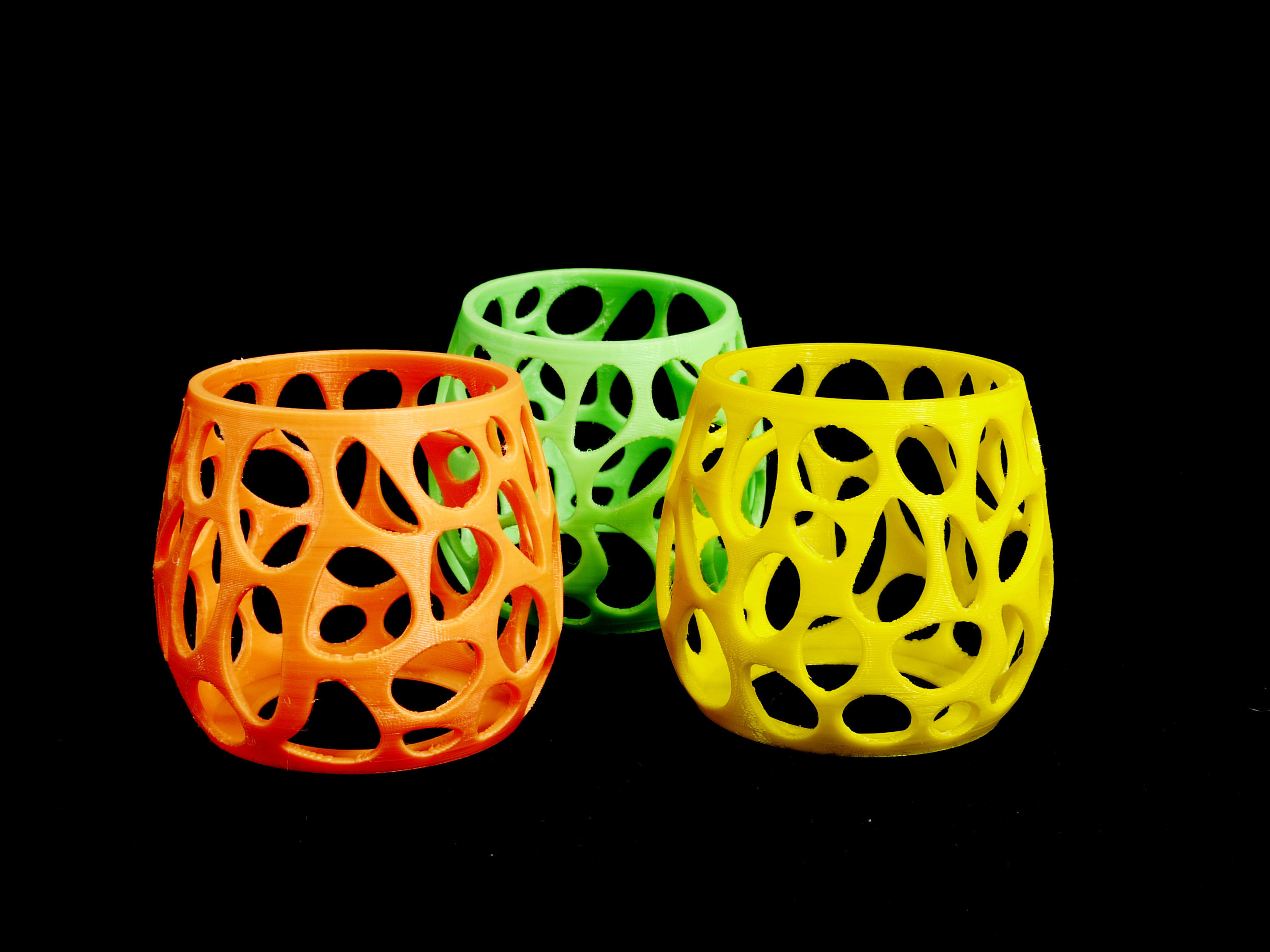 Tea Light Holder  Voronoi 3D print model_4
