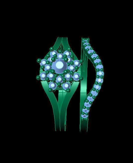 Fashion Twin Ring 3D print model_4