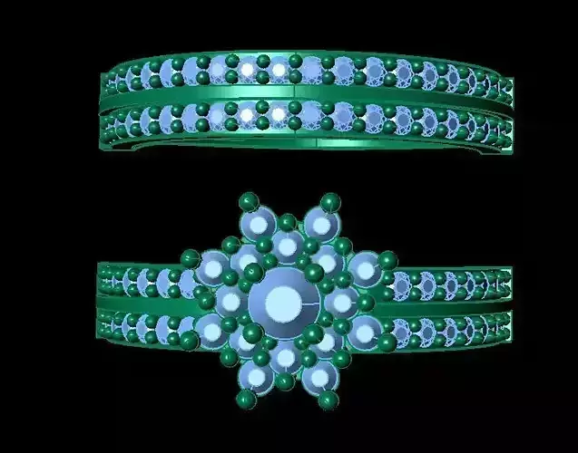 Fashion Women Twin Ring