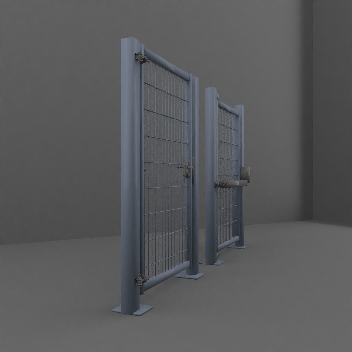 Outdoor Gate 3D model_2