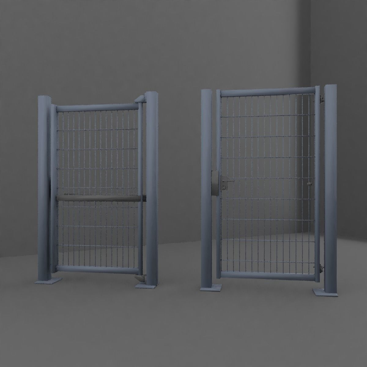 Outdoor Gate 3D model_5